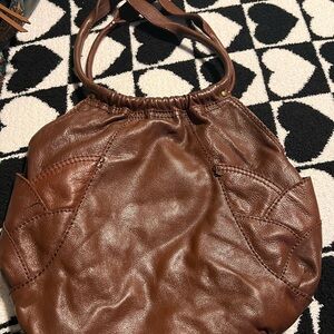 Lucky Brand hippy style Brown Leather Women's Bag
